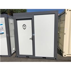 BRAND NEW PORTABLE MOBILE TOILET WITH SHOWER, TOILET, SINK, MIRROR, WINDOW, FAN