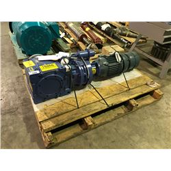 SUMITOMO S/R DRIVE ASSEMBLY WITH BULDOR 20HP ELECTRIC MOTOR