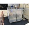 Image 1 : ALUMINUM 47"W X 61"L X 43"H DUAL SWING DOOR PROPANE CAGE