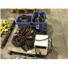 Image 1 : PALLET OF ASSORTED TORCH HOSES, C-CLAMPS & GRINDING DISCS