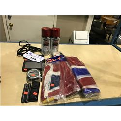 PAIR OF GARMIN GPS, FLAGS & PAINT