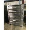 Image 1 : BLODGETT 6 DOOR STAINLESS STEEL COMMERCIAL NATURAL GAS PIZZA OVEN