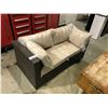 Image 1 : PARAMOUNT BROWN 2 PC OUTDOOR PATIO SECTIONAL LOVE SEAT