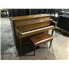 Image 1 : MANSON & RISCH HENRY HERBERT UPRIGHT PIANO WITH BENCH & SHEET MUSIC