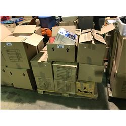 PALLET OF ASSORTED STORAGE LOCKER BOOKS AND MISC.