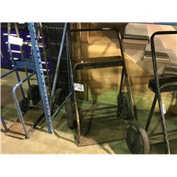 BLUE MOBILE DUAL BOTTLE CART