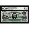 Image 1 : 1872 $50 State of South Carolina Obsolete Note PMG Gem Uncirculated 65EPQ Low Serial