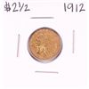 Image 1 : 1912 $2 1/2 Indian Head Quarter Eagle Gold Coin