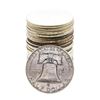 Image 2 : Roll of (20) Brilliant Uncirculated 1954 Franklin Half Dollar Coins