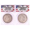 Image 1 : Lot of 1921-S & 1921-D $1 Morgan Silver Dollar Coins ANACS Genuine