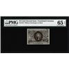 Image 1 : 1863 10 Cent Second Issue Fractional Currency Note Fr.1244 PMG Ch. Uncirculated 65EPQ