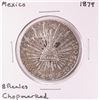 Image 1 : 1879 Mexico 8 Reales Silver Coin Chopmarked