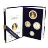 Image 1 : 1988 Proof American Gold Eagle (4) Coin Set w/ Box & COA