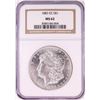 Image 1 : 1883-CC $1 Morgan Silver Dollar Coin NGC MS62