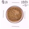 Image 1 : 1881-S $10 Liberty Head Eagle Gold Coin