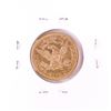 Image 2 : 1873 $5 Liberty Head Half Eagle Gold Coin