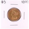 Image 1 : 1899 $5 Liberty Head Half Eagle Gold Coin