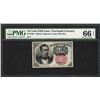 Image 1 : 1874 10 Cent Fifth Issue Fractional Currency Note Fr.1265 PMG Gem Uncirculated 66EPQ