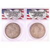 Image 1 : Lot of 1921-S & 1921-D $1 Morgan Silver Dollar Coins ANACS Genuine