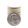 Image 1 : Roll of (20) Brilliant Uncirculated 1954 Franklin Half Dollar Coins