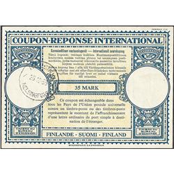 Finland Coupon-Response International 35 Mark Currency Note