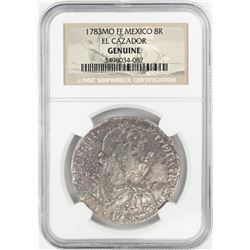 1783MO FF Mexico 8 Reales El Cazador Shipwreck Coin NGC Genuine