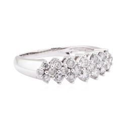 14KT White Gold 1.00 ctw Diamond Band