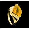 Image 4 : 14KT Yellow Gold Ladies 4.00 ctw Citrine Ring