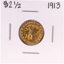 1913 $2 1/2 Indian Head Quarter Eagle Gold Coin