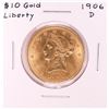 Image 1 : 1906-D $10 Liberty Head Eagle Gold Coin
