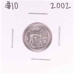 2002 $10 Platinum American Eagle Coin