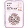 Image 1 : 1962 Proof Franklin Half Dollar Coin NGC PF66