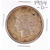 Image 1 : 1934-D $1 Peace Silver Dollar Coin