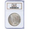 Image 1 : 1926-D $1 Peace Silver Dollar Coin NGC MS63