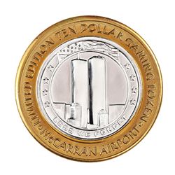 .999 Silver McCarran International Airport Las Vegas, NV $10 Limited Gaming Token