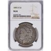 Image 1 : 1893-S $1 Morgan Silver Dollar Coin NGC VG8