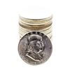 Image 1 : Roll of (20) Brilliant Uncirculated 1956 Franklin Half Dollar Coins