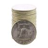 Image 2 : Roll of (20) Brilliant Uncirculated 1953 Franklin Half Dollar Coins