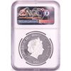 Image 2 : 2016 Niue $2 Proof Disney Mickey-Brave Little Tailor Silver Coin NGC PF69 Ultra Cameo