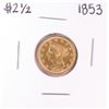 Image 1 : 1853 $2 1/2 Liberty Head Quarter Eagle Gold Coin