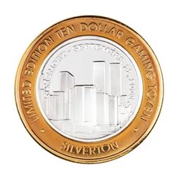 .999 Silver Silverton Casino Las Vegas, NV $10 Casino Limited Edition Gaming Token