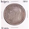 Image 1 : 1894 Bulgaria 5 Leva Silver Coin