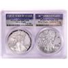Image 1 : 1986-S & 2016-W $1 Proof American Silver Eagle Coin Set PCGS PR70DCAM