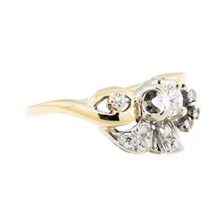 14KT Yellow Gold 0.50 ctw Diamond Ring