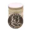 Image 1 : Roll of (20) Brilliant Uncirculated 1962-D Franklin Half Dollar Coins