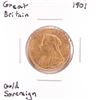 Image 1 : 1901 Great Britain Sovereign Gold Coin