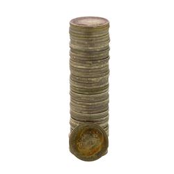Roll of (50) Brilliant Uncirculated 1954-D Roosevelt Dime Coins