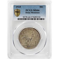 1925 Stone Mountain Memorial Commemorative Half Dollar Coin PCGS MS66