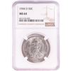 Image 1 : 1944-D Walking Liberty Half Dollar Coin NGC MS64