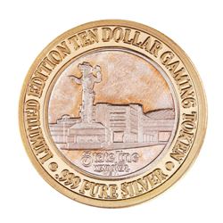 .999 Silver Stateline Wendover, Nevada $10 Limited Edition Casino Gaming Token
